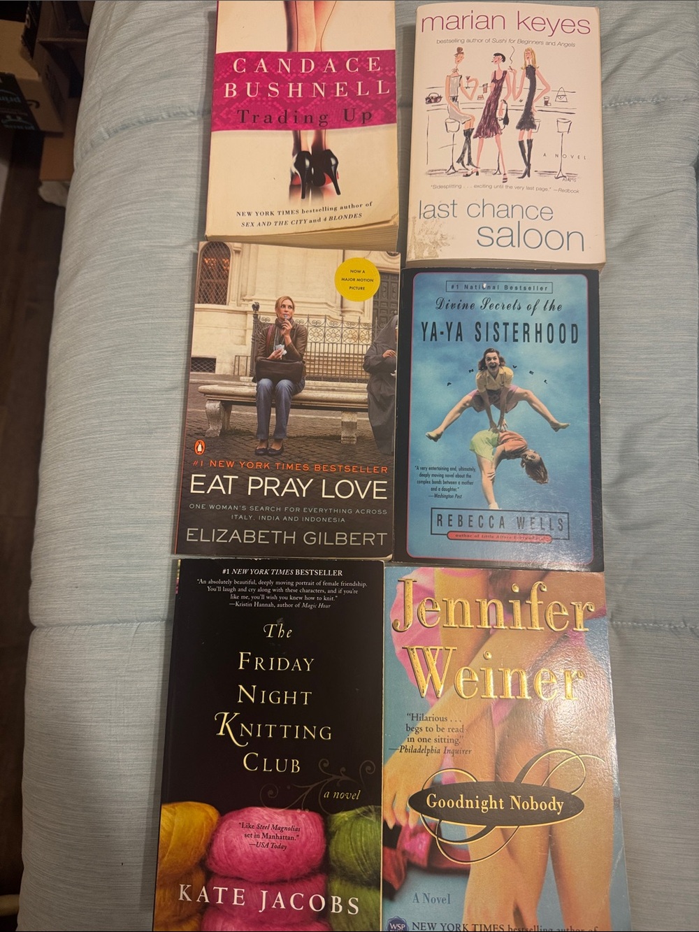 Lot of 6 Paperback Novels Chic Lit